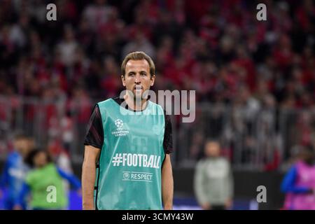 Monaco di Baviera, Germania. 17 settembre 2025. 17.09.2025, Allianz Arena, Monaco di Baviera, Champions League, FC Bayern Monaco vs FC Chelsea, nella foto: Harry Kane (Monaco di Baviera) credito: dpa/Alamy Live News Foto Stock