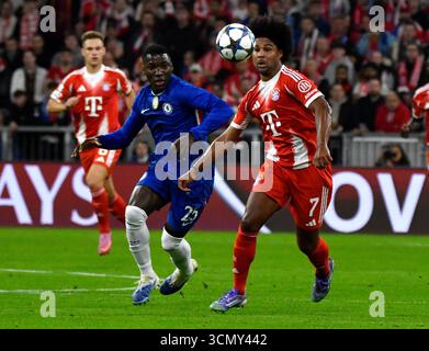 Monaco di Baviera, Germania. 17 settembre 2025. 17.09.2025, Allianz Arena, Monaco, Champions League, FC Bayern Monaco vs FC Chelsea, nella foto credito: dpa/Alamy Live News Foto Stock
