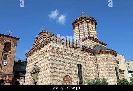 Chiesa di Curtea Veche a Bucarest Foto Stock