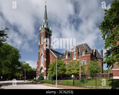 St. Agatha Catholic Church, sede: St. Louis, Missouri, architetto: Joseph Stauder Foto Stock