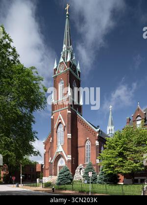 St. Agatha Catholic Church, sede: St. Louis, Missouri, architetto: Joseph Stauder Foto Stock