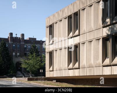Fontbonne College Library, ubicazione: St. Louis, Missouri, architetto: Pistrui & Conrad Foto Stock