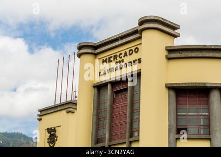 Mercado dos Lavradores o mercato agricolo, Funchal, Madeira, Portogallo. Foto Stock