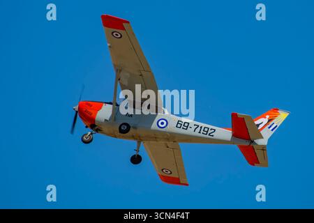 Cessna T-41D Mescalero all'AFW 2025 di Tanagra, Grecia Foto Stock