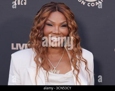 Los Angeles, Stati Uniti. 18 settembre 2025. Mona Scott-Young arriva al 5° Gala annuale della Black Music Action Coalition tenutosi al Beverly Hilton di Beverly Hills, CALIFORNIA, giovedì 18 settembre 2025. (Foto di Sthanlee B. Mirador/Sipa USA) credito: SIPA USA/Alamy Live News Foto Stock