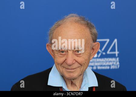 Frederick Wiseman photocall "ex LIBRIS – The New York Public Library" Venice Film Festival 2017 Foto Stock