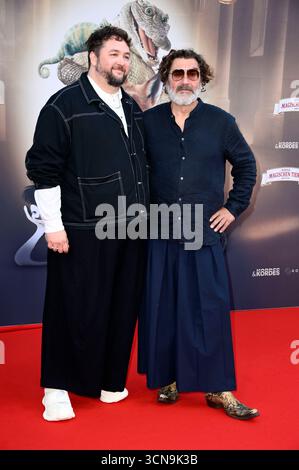 Daniel Zillmann und Heiko Pinkowski bei der Premiere des Kinofilms 'Die Schule der magischen Tiere 4' im Zoo Palast. Berlino, 19.09.2025 Foto Stock