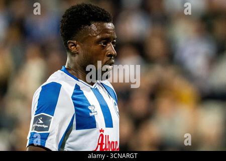 Odense, Danimarca. 19 settembre 2025. Leroy Owusu di Odense BK visto durante il 3F Superliga match tra Odense BK e FC Fredericia al Nature Energy Park di Odense. Credito: Gonzales Photo/Alamy Live News Foto Stock