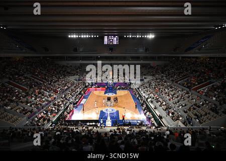 Parigi, Francia. 20 settembre 2025. Paris Basketball vs. Le Mans semifinale della LNB Basketball Super Cup al Roland Garros. - 20/09/2025 - Francia/Ile-de-France (regione)/Parigi - Julien Mattia/le Pictorium credito: LE PICTORIUM/Alamy Live News Foto Stock