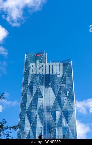 Sede centrale CIBC a Toronto, Canada. La CIBC (Canadian Imperial Bank of Commerce) è una multinazionale canadese di servizi bancari e finanziari Foto Stock