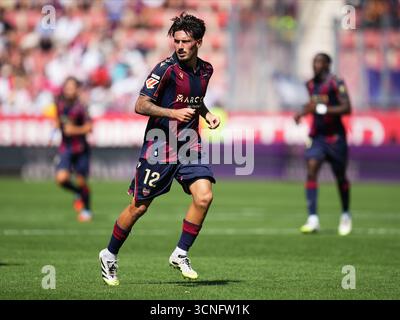 Girona, Spagna. 21 settembre 2025. Unai Vencedor di Levante UD durante la partita di la Liga 2025-2026, data 5 tra Girona FC e Levante Udo giocata allo Stadio Montilivi il 20 settembre 2025 a Girona, Spagna. (Foto di Bagu Blanco/PRESSIN) credito: PRESSINPHOTO SPORTS AGENCY/Alamy Live News Foto Stock