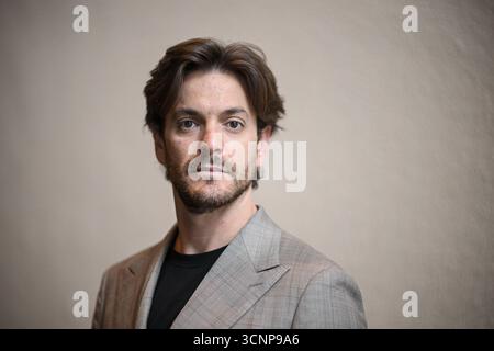 Berlino, Germania. 22 settembre 2025. Direttore Michele Spotti a margine di una conferenza stampa. Crediti: Britta Pedersen/dpa/Alamy Live News Foto Stock