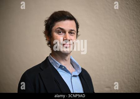 Berlino, Germania. 22 settembre 2025. Direttore Maxime Pascal a margine di una conferenza stampa. Crediti: Britta Pedersen/dpa/Alamy Live News Foto Stock