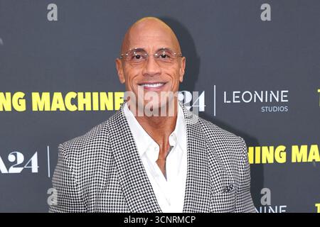 Berlino, Germania. 22 settembre 2025. Dwayne Johnson partecipa alla prima di "The Smashing Machine" allo Zoo Palast il 22 settembre 2025 a Berlino, Germania. Crediti: Ralph Metzger/Alamy Live News Foto Stock