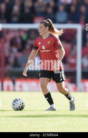 Manchester United Women vs Arsenal Women's Super League LEIGH, INGHILTERRA - 21 settembre 2025: Ella Toone del Manchester United durante la partita tra Manchester United e Arsenal al al Leigh Sports Village il 21 settembre 2025 a Leigh, Inghilterra. Foto Stock