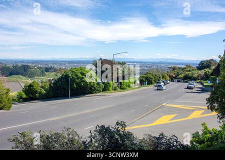 Hackthorne Road a Sign of the Takahe, Cashmere, Christchurch (Ōtautahi), Canterbury Region, nuova Zelanda Foto Stock