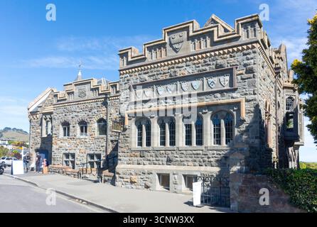 Cartello di Takahe, Hackthorne Road, Cashmere, Christchurch (Ōtautahi), regione di Canterbury, nuova Zelanda Foto Stock
