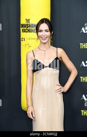 Emily Blunt bei der Deutschlandpremiere von THE SMASHING MACHINE a Berlino AM 22.09.2025 *** Emily Blunt alla prima tedesca della MACCHINA PER LA FRANTUMAZIONE a Berlino il 22 09 2025 Foto Stock