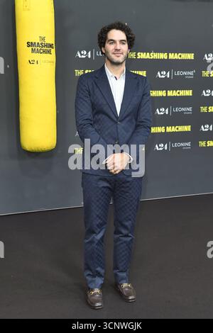 Benny Safdie bei der Deutschlandpremiere von THE SMASHING MACHINE a Berlino AM 22.09.2025 *** Benny Safdie alla prima tedesca della MACCHINA PER LA FRANTUMAZIONE a Berlino il 22 09 2025 Foto Stock