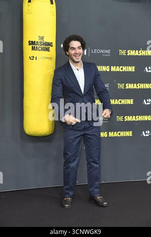 Benny Safdie bei der Deutschlandpremiere von THE SMASHING MACHINE a Berlino AM 22.09.2025 *** Benny Safdie alla prima tedesca della MACCHINA PER LA FRANTUMAZIONE a Berlino il 22 09 2025 Foto Stock