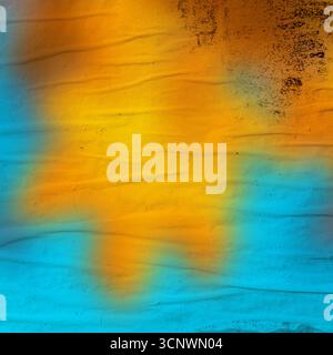 Foglie autunnali su sfondo vintage. Texture grunge Fall perfetta. Foto Stock