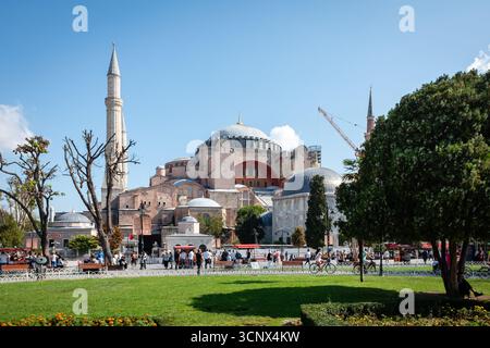 Grande Moschea di Hagia Sophia, Istanbul, Turkiye Foto Stock