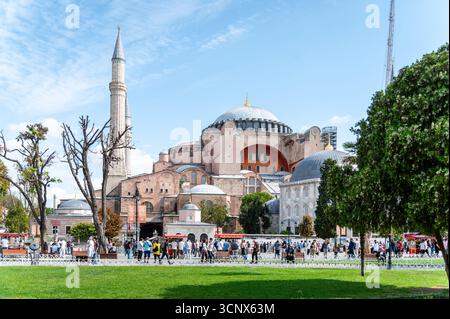Moschea di Santa Sofia, Istanbul, Turkiye Foto Stock