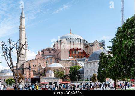 Moschea di Santa Sofia, Istanbul, Turkiye Foto Stock