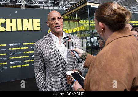 Dwayne Johnson bei der Premiere des Kinofims 'The Smashing Machine' in Zoo Palast. Berlino, 22.09.2025 Foto Stock