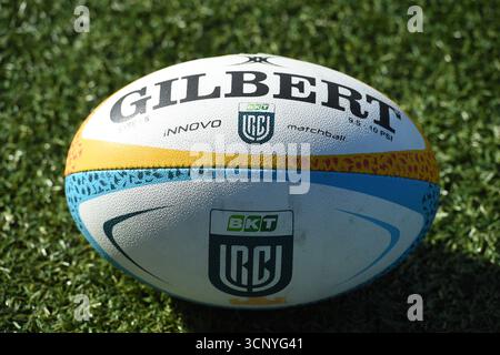 Hive Stadium, Edinburgh, Scotland.UK.23 settembre 25 Edinburgh Rugby media access to training session. Crediti: eric mccowat/Alamy Live News Foto Stock