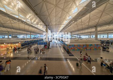Aeroporto internazionale di Hong Kong, settembre 2025. Foto Stock