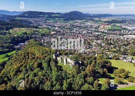 Dornach, Dorneck, Ruin Dorneck, Svizzera, Soletta, Oberdornach, Birseck, Aesch, Pfeffingen, Arlesheim Eggflue Foto Stock