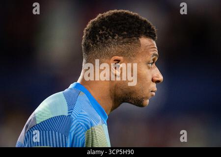 Valencia, Espagne. 23 settembre 2025. Kylian MBAPPE del Real Madrid durante la partita di calcio della Liga tra Levante UD e Real Madrid CF il 23 settembre 2025 allo stadio Ciudad de Valencia di Valencia, Spagna - Photo Omar Arnau/Matthieu Mirville/DPPI Credit: DPPI Media/Alamy Live News Foto Stock