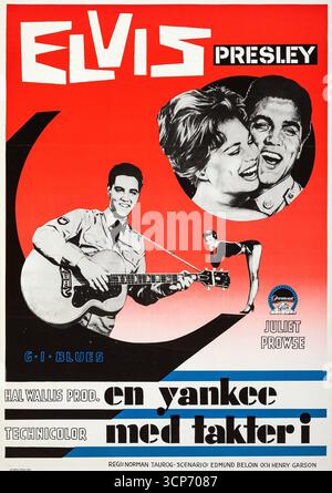 ELVIS PRESLEY in CAFÉ EUROPA (1960) - titolo originale: G. I. BLUES-, diretto da NORMAN TAUROG. Credito: FOTO/album DI IMPORTANZA FONDAMENTALE Foto Stock