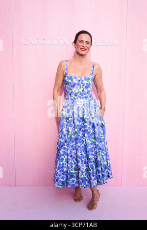 Aitana Sanchez-Gijon partecipa alla collezione Primavera-Estate 2026 di Carolina Herrera a Plaza Mayor il 19 settembre 2025 a Madrid, Spagna. Foto Stock