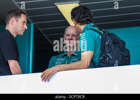 Monaco GP, Monte Carlo, F1 2025 il 24-05-2025 - Formula 1 Adrian Newey Aston Martin - il credito va letto: Gianluigi Paolucci Foto Stock