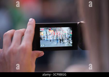 Manifestazione pro-Palestina Modena 24 settembre 2025, Italia Foto Stock