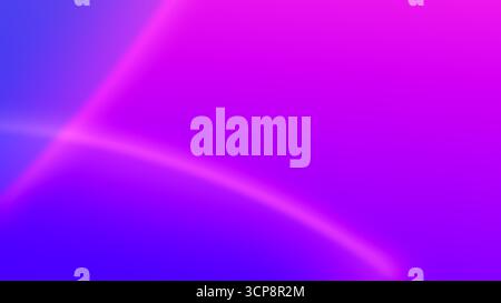 Illustrazione di sfondo sfumato dai colori magenta e blu con linee curve al neon sfocate. Foto Stock