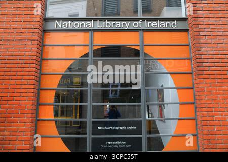 DUBLINO, IRLANDA - 5 LUGLIO 2024: Edificio National Photographic Archive della National Library of Ireland a Dublino, Irlanda. Foto Stock