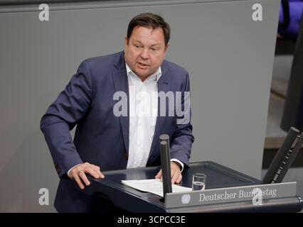Martin Gerster, SPD, Deutschland, Berlino, Reichstag, 25. settembre 2025 28. Sitzung, Debatte über den Haushalt 2026 des Bundesinnenministeriums BMI *** Martin Gerster, SPD, Germania, Berlino, Reichstag, 25 settembre 2025 28a sessione , dibattito sul bilancio 2026 del Ministero federale dell'interno BMI Foto Stock