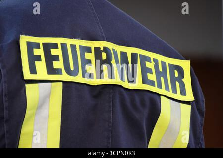 Feuerwehr-Blaulicht Feuerwehr in verschiedenen Bildern und Aktionen in Deutschland Feuerwehr-Blaulicht Feuerwehr in Deutschland Foto Stock
