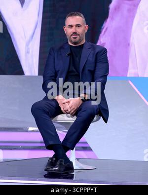 Milano, Italia. 27 settembre 2025. Milano, TV Show "TV Talk", Rai 3 - massimo Scaglioni credito: Agenzia fotografica indipendente/Alamy Live News Foto Stock