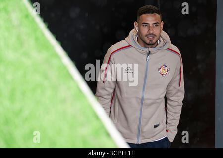 Antonio Sanabria degli Stati Uniti Cremonese guarda prima della partita di serie A tra Como 1907 e US Cremonese. Foto Stock
