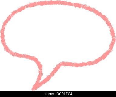 Icona della palloncino con contorno del pastello Illustrazione Vettoriale