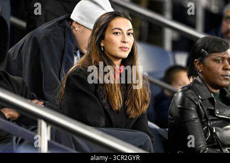 Parigi, Francia. 27 settembre 2025. Sara Balzer durante la partita di calcio o calcio del campionato francese di Ligue 1 Paris Saint-Germain PSG VS AJ Auxerre AJA il 27 settembre 2025 allo stadio Parc des Princes di Parigi, Francia. Crediti: Victor Joly/Alamy Live News Foto Stock