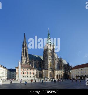 Cattedrale di San Vito, Praga, Repubblica Ceca Foto Stock