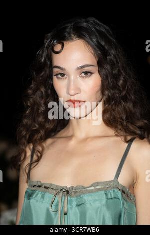 Kiko Mizuhara partecipa alla sfilata Saint Laurent Womenswear Primavera/Estate 2026 come parte della Paris Fashion Week a Parigi, Francia, il 29 settembre 2025. Foto di Aurore Marechal/ABACAPRESS.COM Foto Stock