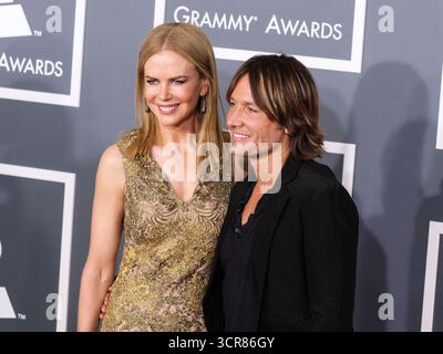 Los Angeles, Stati Uniti. 29 settembre 2025. Nicole Kidman e Keith Urban si sono separati dopo 19 anni di matrimonio lunedì 29 settembre 2025. LOS ANGELES, CALIFORNIA, USA - 10 FEBBRAIO: L'attrice e produttrice australiana-americana Nicole Kidman e il marito/cantante country australiano-americano, chitarrista e cantautore Keith Urban arrivano al 55° GRAMMY Awards annuale tenutosi allo Staples Center il 10 febbraio 2013 a Los Angeles, California, Stati Uniti. (Foto di Xavier Collin/Image Press Agency) credito: Image Press Agency/Alamy Live News Foto Stock