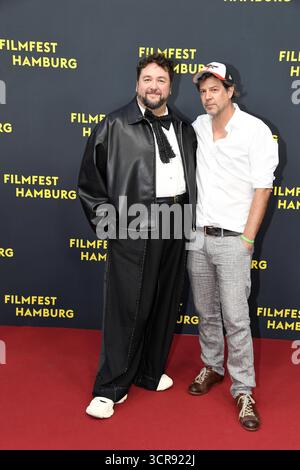 Daniel Zillmann und Till Endemann bei der Premiere OLIVIA im Rahmen des Filmfest Hamburg ad Amburgo AM 29.09.2025 *** Daniel Zillmann e Till Endemann alla prima OLIVIA come parte del Filmfest Hamburg ad Amburgo il 29 09 2025 Foto Stock