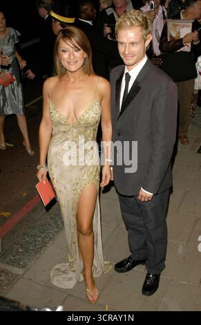 Zoe Lucker ai TV Quick Awards 2004 tenutosi al Dorchester Hotel, Londra, 6 settembre 2004 Foto Stock